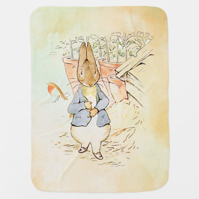 Peter Rabbit  Baby Blanket (Front)