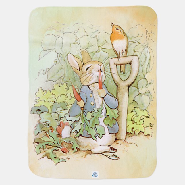 Peter Rabbit  Baby Blanket (Back)