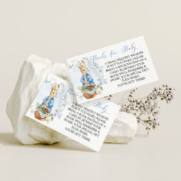 Peter Rabbit Baby Boy - Books for Baby Insert Card