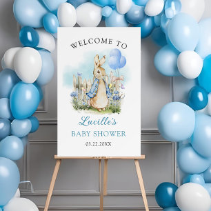 Peter Rabbit Baby Boy Welcome Sign Foam Boards