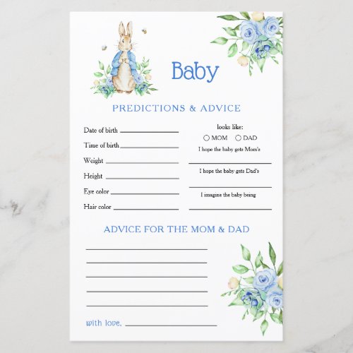 Peter Rabbit Baby Predictions and Advice