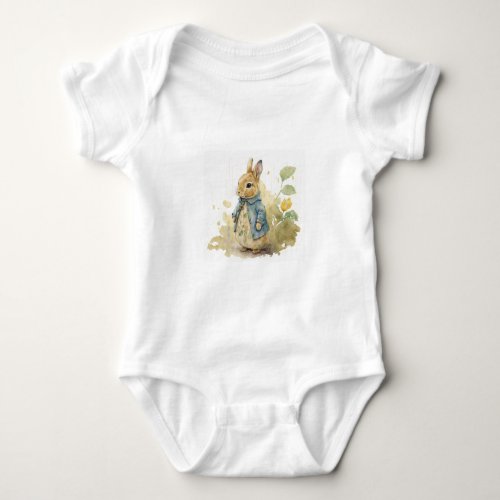 Peter Rabbit Baby Shower Baby Bodysuit