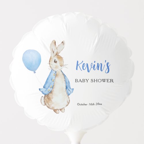 Peter Rabbit Baby Shower Balloon