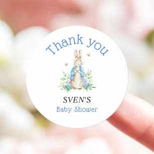 Peter Rabbit Baby Shower Stickers — Jessica Weible Studios