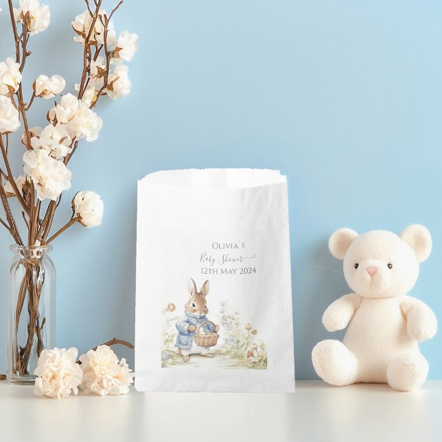 Peter Rabbit Baby Shower Favor Bag (Creator Uploaded)