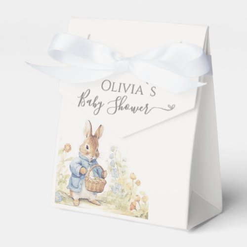 Peter Rabbit Baby Shower Favor Boxes