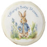 Peter rabbit baby shower favors personalized sugar cookie