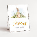 Peter Rabbit Baby Shower Favors Poster<br><div class="desc">Make your event special with this Little Bunny Baby Shower with our cute and lovely printable Favors Sign featuring adorable Rabbit theme. Download,  personalize,  and create lasting memories with this perfect touch for your joyous celebration!

BS671</div>