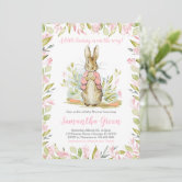 Peter Rabbit, Baby's First Birthday Invitation