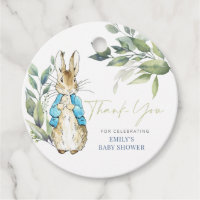 Peter Rabbit Baby Shower Invitation Favor Tags