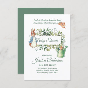 Peter Rabbit BABY SHOWER Invitations Boy or Girl