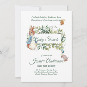 Peter Rabbit BABY SHOWER Invitations Boy or Girl
