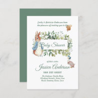 Peter Rabbit BABY SHOWER Invitations Boy or Girl