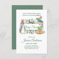 Peter Rabbit BABY SHOWER Invitations Boy or Girl