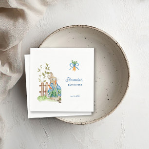 Peter Rabbit Baby Shower Napkins