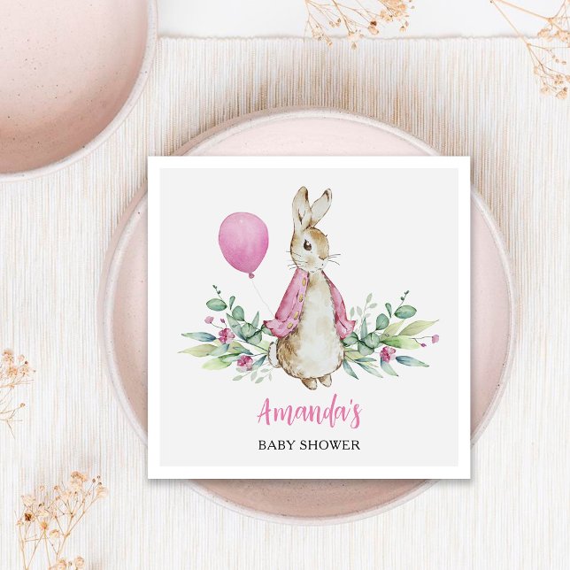 Peter Rabbit Baby Shower Napkins (Creator Uploaded)