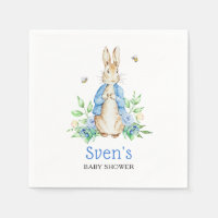 Peter Rabbit Baby Shower Napkins