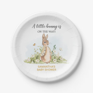 Peter Rabbit Baby Shower Paper Plates