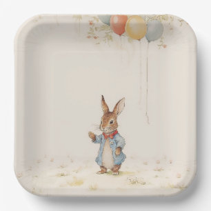 Peter Rabbit Baby Shower Paper Plates
