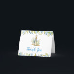 Peter Rabbit Baby Shower Thank You Card<br><div class="desc">Delight your guests with this Peter Rabbit Baby Shower Thank You Card for the upcoming baby shower you are preparing.</div>