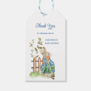 Peter Rabbit Baby Shower Thank You Gift Tags
