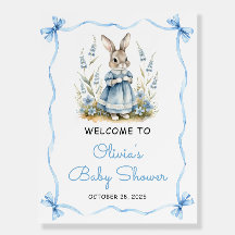 Peter Rabbit Baby Shower Welcome Foam Board