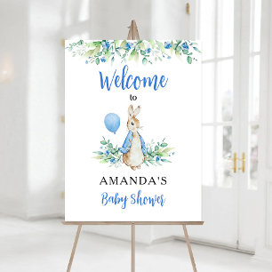 Peter Rabbit Baby Shower Welcome Foam Board