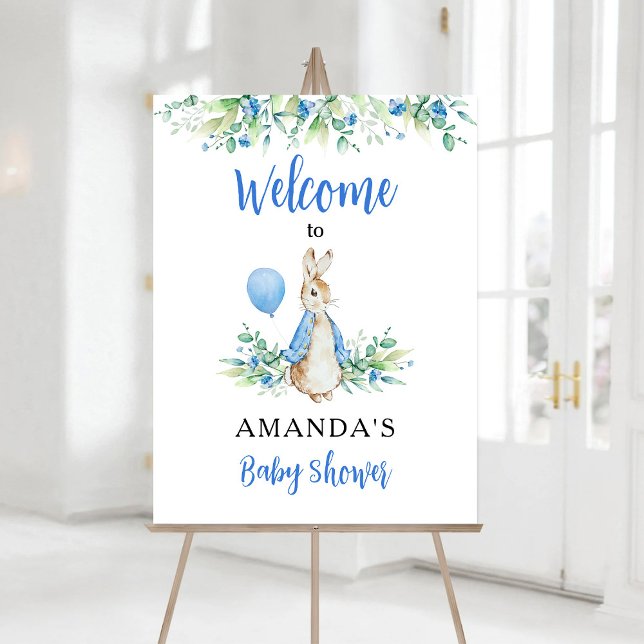 Peter Rabbit Baby Shower Welcome Foam Board (Creator Uploaded)