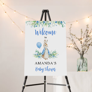 Peter Rabbit Baby Shower Welcome Foam Board