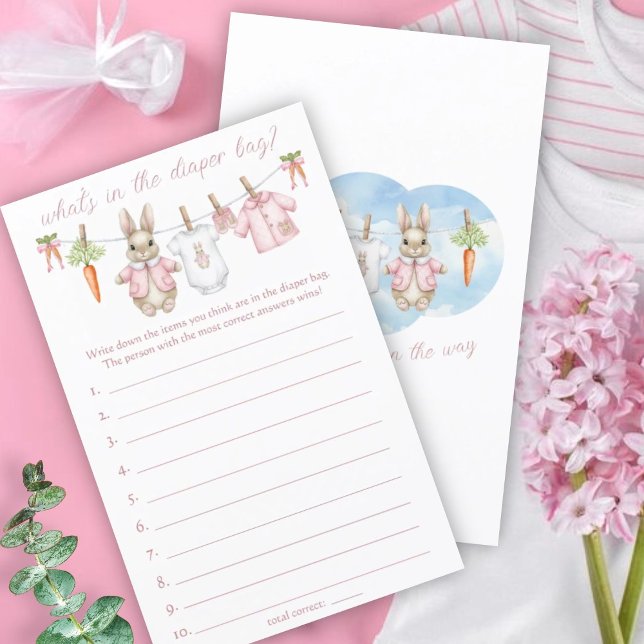 Peter Rabbit Baby Shower What's In The Diaper Bag (Creator Uploaded)