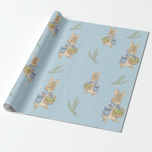 Peter Rabbit Baby Shower  Wrapping Paper