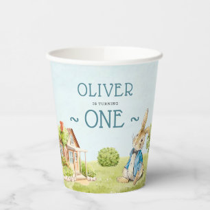 Peter Rabbit Baby's Boy First Birthday Paper Cups