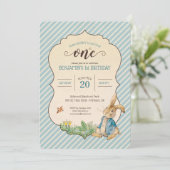Peter Rabbit | Baby's First Birthday Invitation (Standing Front)