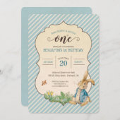 Peter Rabbit | Baby's First Birthday Invitation (Front/Back)