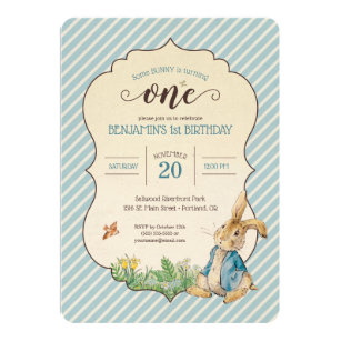 Peter Rabbit Invitations Zazzle