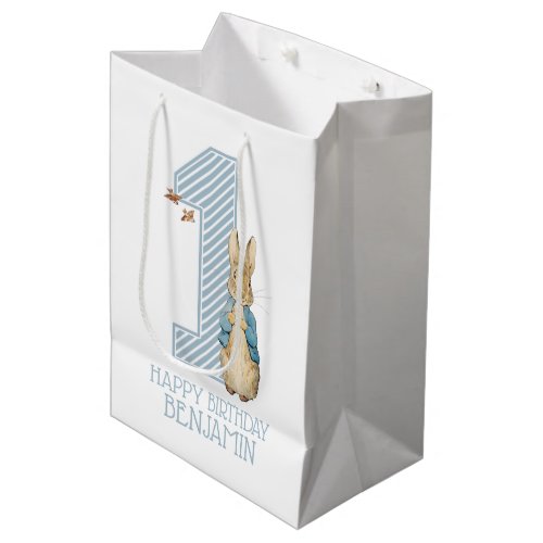 Peter Rabbit  Babys First Birthday Medium Gift Bag