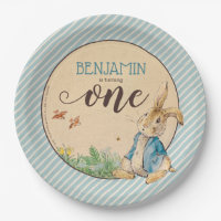 Peter Rabbit | Baby's First Birthday Paper Plate