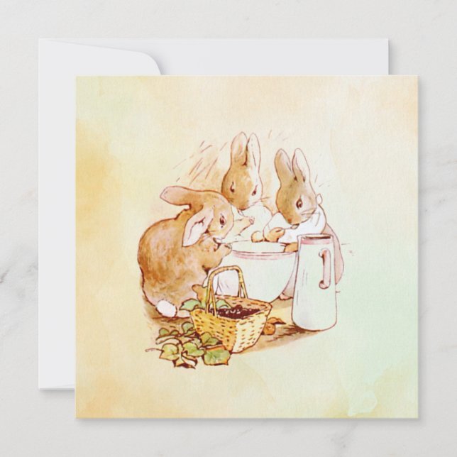 Peter Rabbit Beatrix Potter  Card (Front)