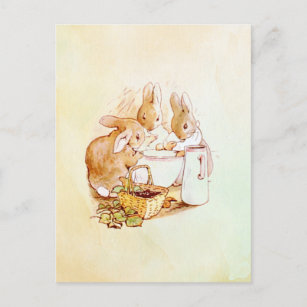 P142x Postcard Beatrix Potter Peter Rabbit B 