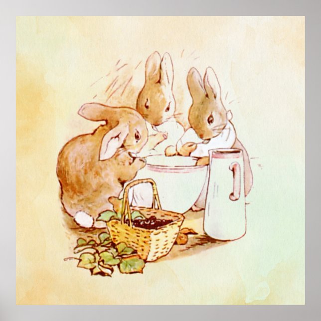 Peter Rabbit Beatrix Potter Poster (Front)