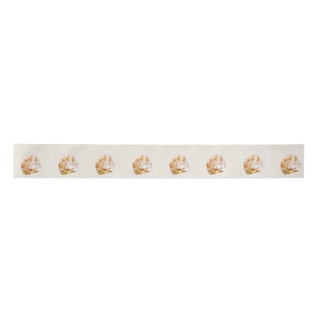 Peter Rabbit Beatrix Potter  Satin Ribbon (Front)