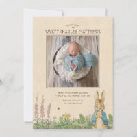 Peter Rabbit | Birth Announcement