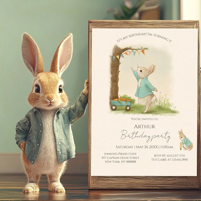 Peter Rabbit Birthday&Game  Invitation (Creator Uploaded)