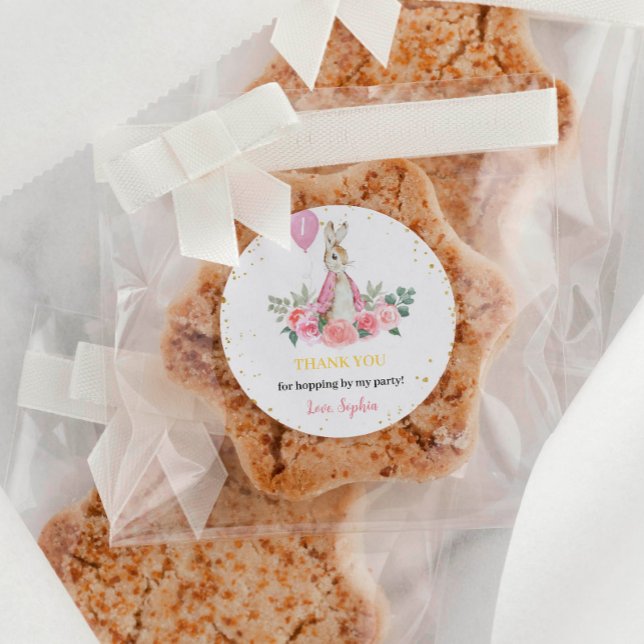 Peter Rabbit Birthday Sticker Labels (Creator Uploaded)