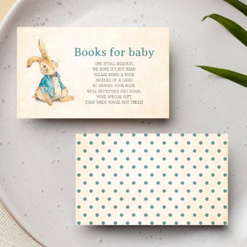 Peter Rabbit Book for Baby Request Insert