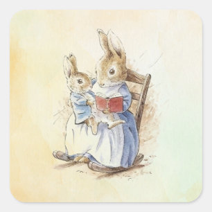 Peter Rabbit (book) Square Sticker