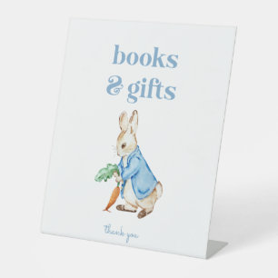 Peter Rabbit Books and Gifts Baby Shower Sign
