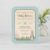 Peter Rabbit | Boy Baby Shower Invitation (Standing Front)