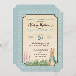 Peter Rabbit | Boy Baby Shower Invitation