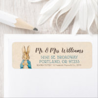 Peter Rabbit | Boy Baby Shower Label